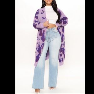 She’s been spotted cardigan 💜